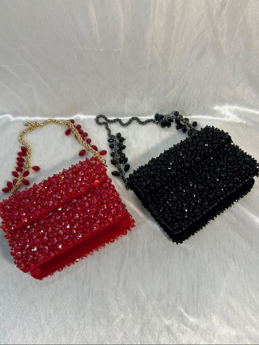 The Black Royale Clutch – Crafted for the Grand Indian Soirée