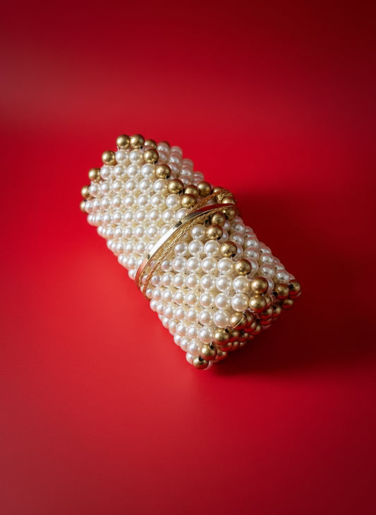 Handcrafted Pearl Wedding Lifafa | Unique Money Envelope | House of Madhulika