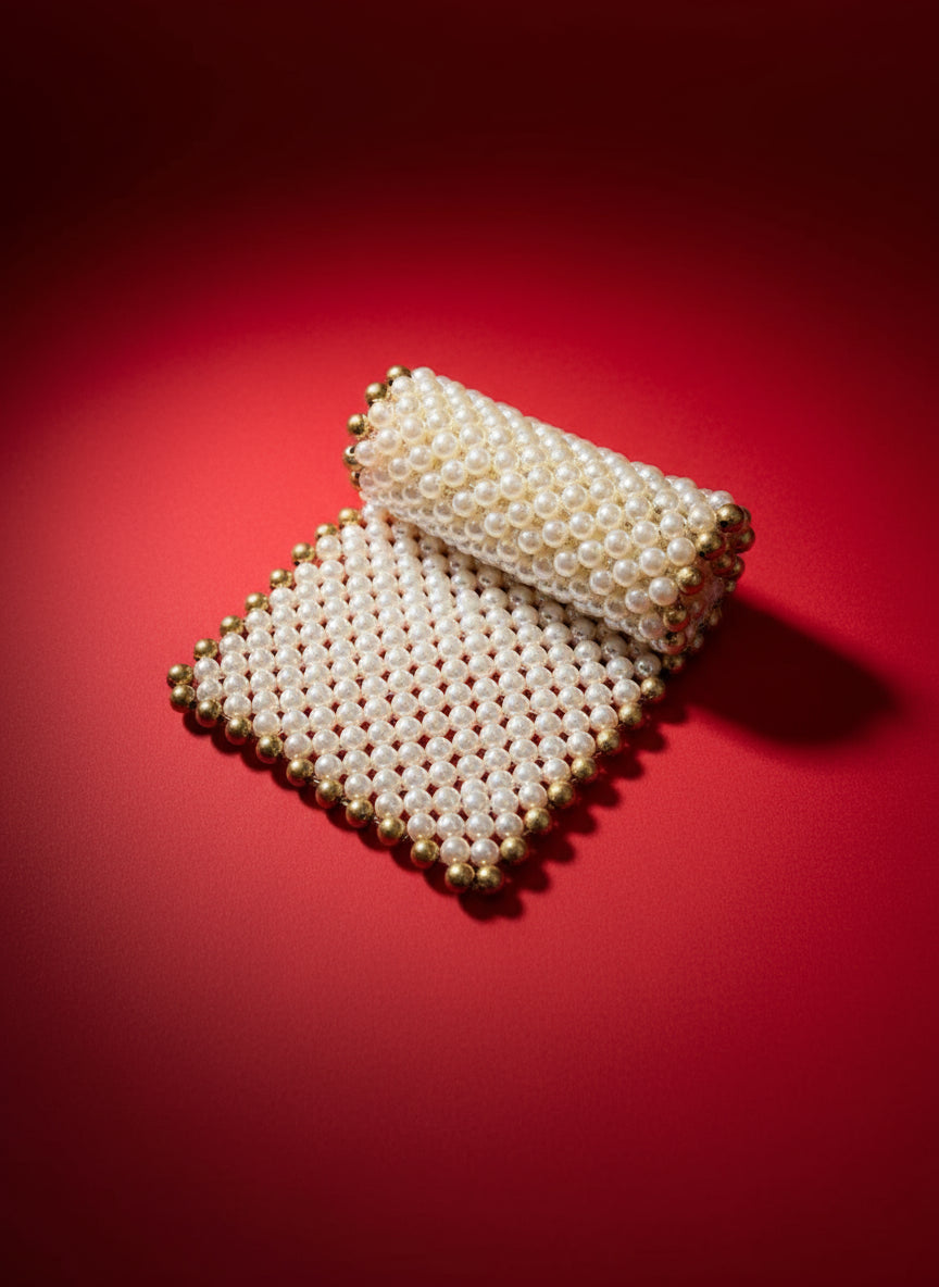 Handcrafted Pearl Wedding Lifafa | Unique Money Envelope | House of Madhulika