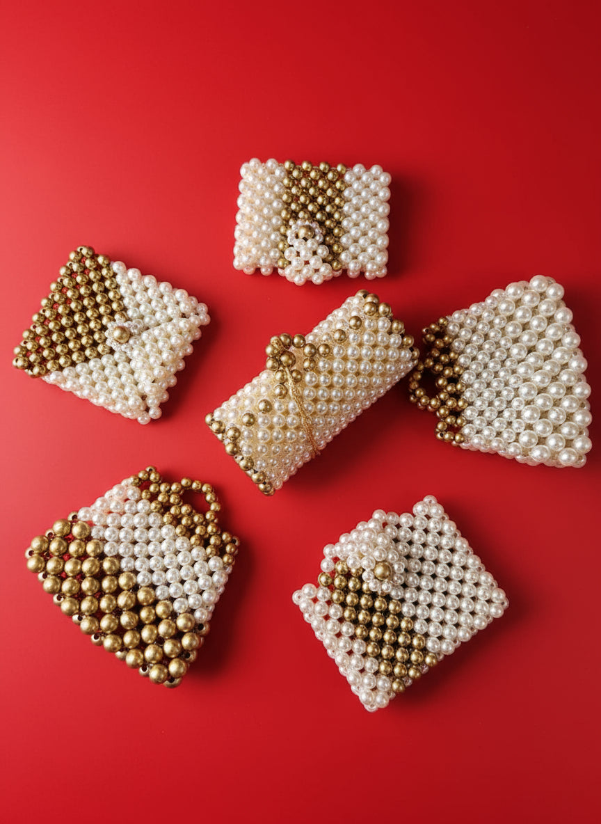 Handcrafted Pear Envelope Pouch for Silver Coin and Money | House of Madhulika