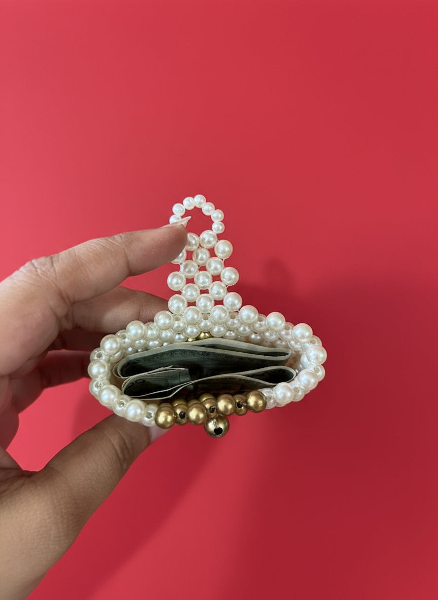 Handcrafted Pear Envelope Pouch for Silver Coin and Money | House of Madhulika