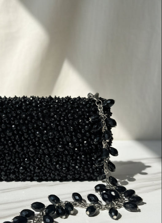 The Black Royale Clutch – Crafted for the Grand Indian Soirée