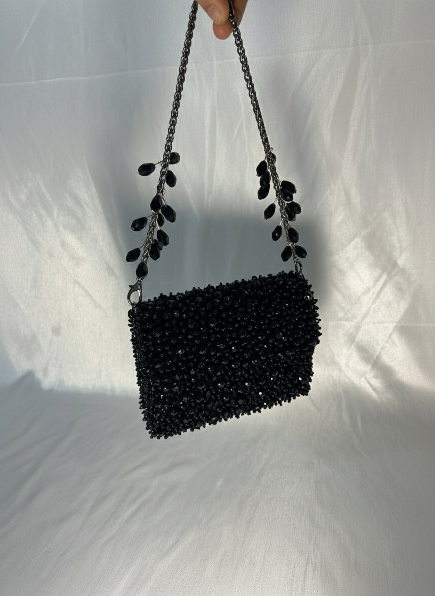 The Black Royale Clutch – Crafted for the Grand Indian Soirée