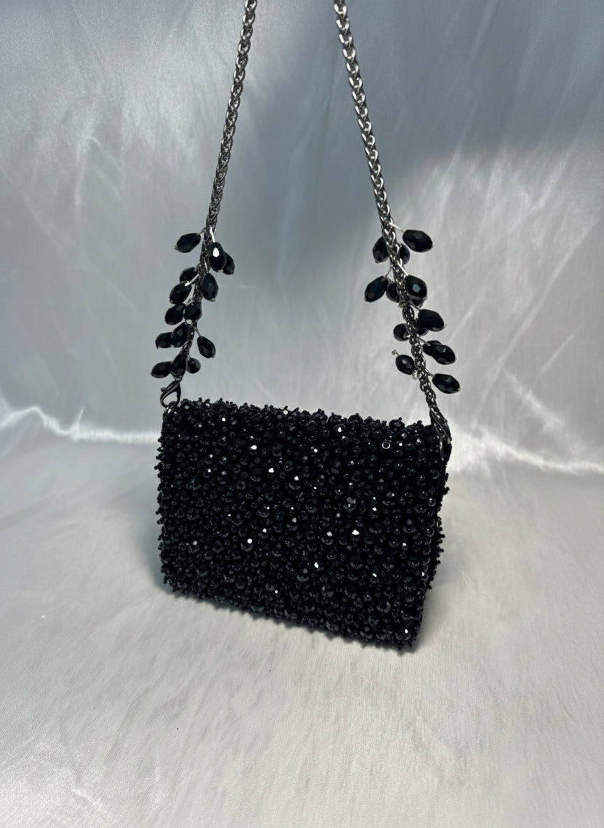 The Black Royale Clutch – Crafted for the Grand Indian Soirée