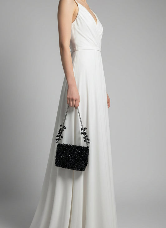 The Black Royale Clutch – Crafted for the Grand Indian Soirée